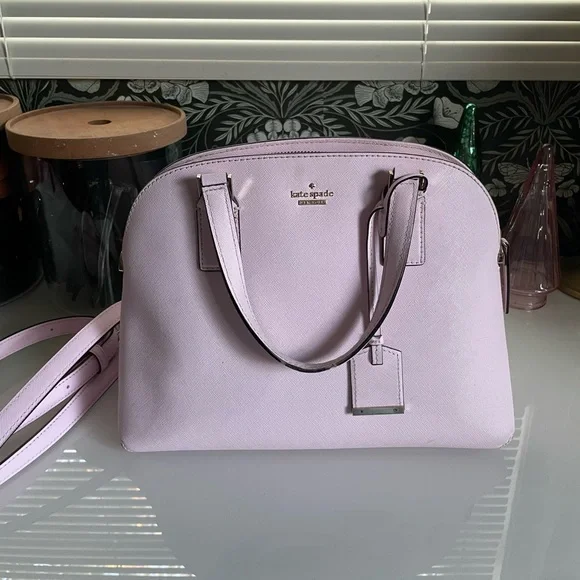Kate Spade Cameron Street Lottie satchel handbag in a light pink - Picture 1 of 7